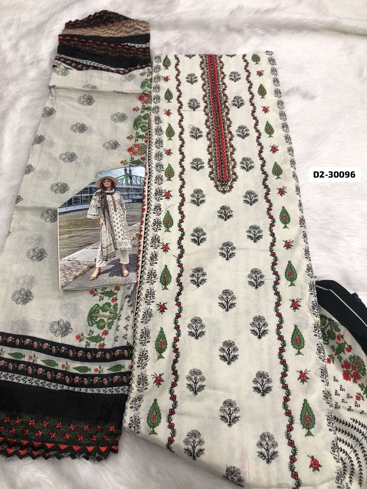 Premium Cotton Collection Code 30096  by Falah Designer Suits